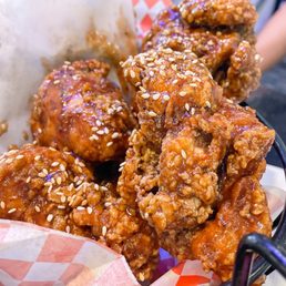 1/2 Fried and 1/2 Tossed Chicken