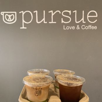 Pursue Coffee - Vanilla bean lattes with oat milk and an Americano - Coffee & Tea Near Me - Redondo Beach, California