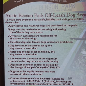 Arctic Benson Park - Dog Parks Near Me - Anchorage, Alaska