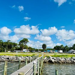 Coastline RV Resort - Private fishing pier