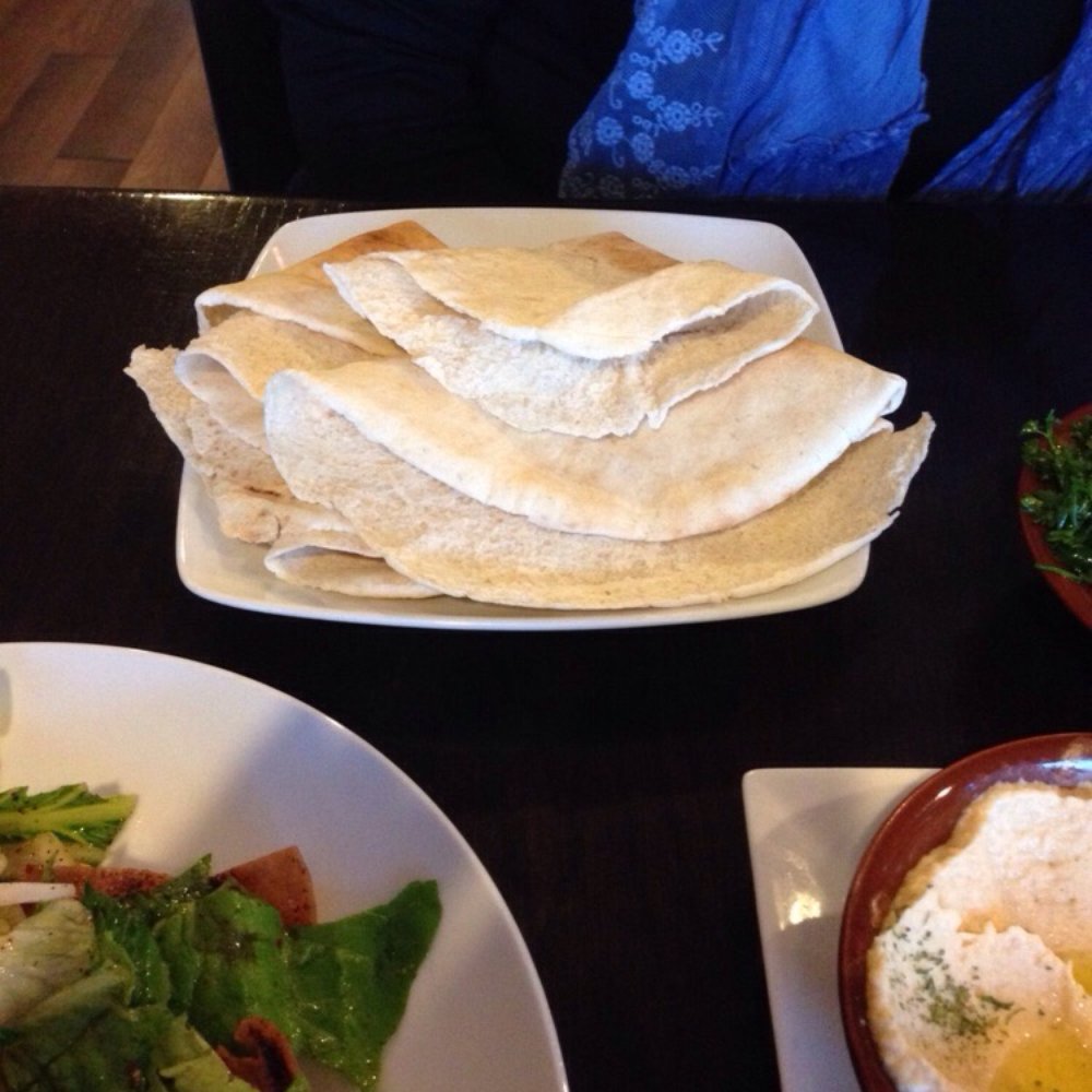 Warm Pita. Warm Pita.