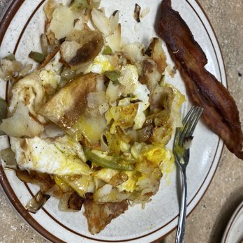 My Garden Cafe - My country potatoes with the eggs all gooey and mixed in ... yum. - Breakfast & Brunch Near Me - Modesto, California My Garden Cafe - My country potatoes with the eggs all gooey and mixed in ... yum. - Breakfast & Brunch Near Me - Modesto, California