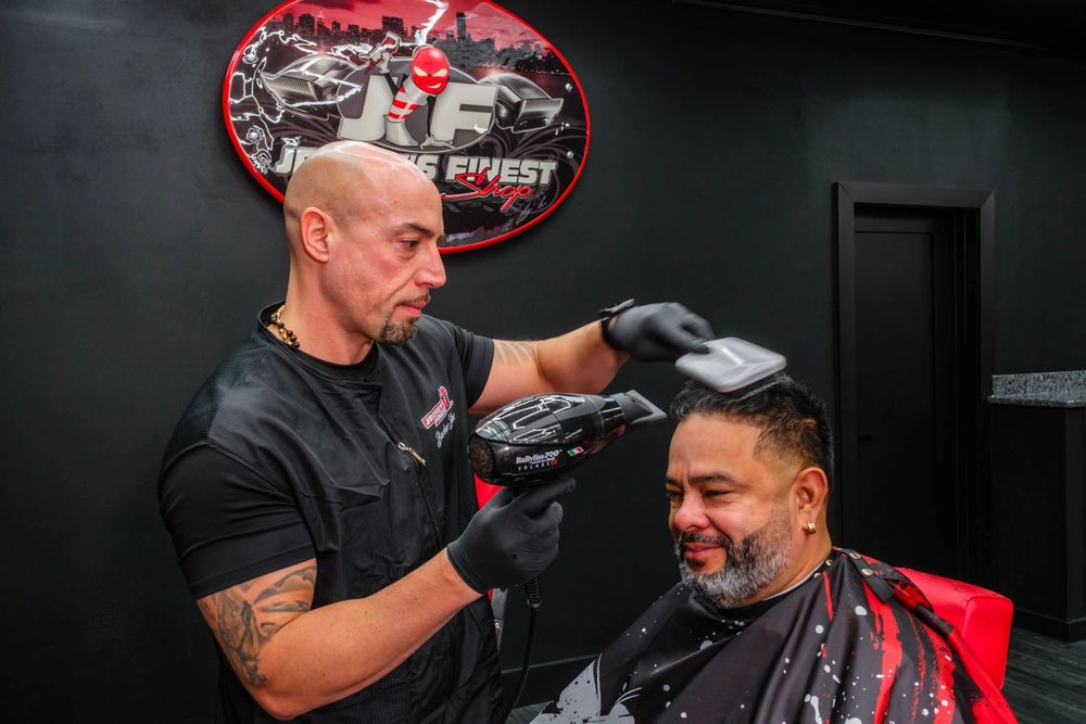 Jersey's Finest Barber Shop Logo