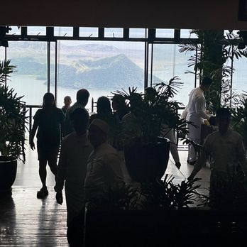 Balay Dako - The magnificent view of Taal volcano steps from the main lobby. Beautiful scene however the volcano is still very much active. - Filipino Near Me - Tagaytay, CAV Balay Dako - The magnificent view of Taal volcano steps from the main lobby. Beautiful scene however the volcano is still very much active. - Filipino Near Me - Tagaytay, CAV