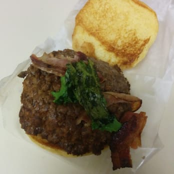 Shake Shack Winter Park - Take out Shake Shack burger, unwrapped from paper. Went to put ketchup on it-noticed the uninspiring lettuce bacon afterthought. - Burgers Near Me - Winter Park, Florida Shake Shack Winter Park - Take out Shake Shack burger, unwrapped from paper. Went to put ketchup on it-noticed the uninspiring lettuce bacon afterthought. - Burgers Near Me - Winter Park, Florida