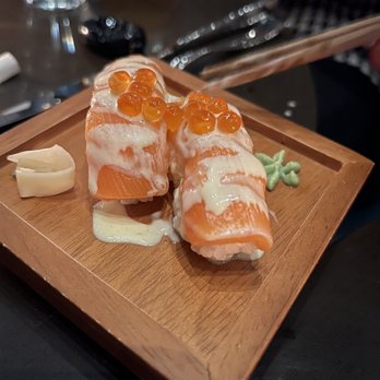 Stories on High - Sake nigiri - Cocktail Bars Near Me - Columbus, Ohio Stories on High - Sake nigiri - Cocktail Bars Near Me - Columbus, Ohio
