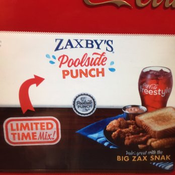 Zaxbys - Their own Punch on the freestyle machine! It was out on my visit so I didn't get to try it :( - Fast Food Near Me - Lexington, North Carolina Zaxbys - Their own Punch on the freestyle machine! It was out on my visit so I didn't get to try it :( - Fast Food Near Me - Lexington, North Carolina