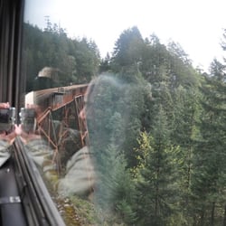 View from the Malahat train.