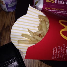 That's how full my large fry was.  None in the bag, just that.  Pathetic.