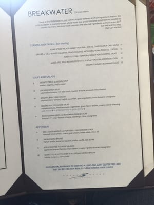 Menu photo 3 Breakwater Fine Dining Mississauga, ON