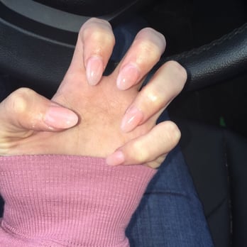 Elegant Nails & Spa - Oval acrylic - Nail Salons Near Me - Seaside, California