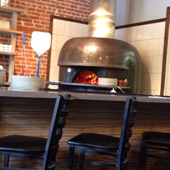 Brick Fire Tavern - Shiny pizza oven - the tiles make me think of a disco ball - Pizza Near Me - Honolulu, Hawaii