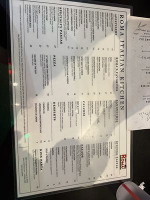 Menu photo 5 Roma Italian Kitchen Fresno, CA Menu photo 5 Roma Italian Kitchen Fresno, CA