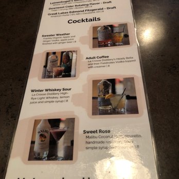 The Crow - the menu for the cocktail - American Near Me - La Crosse, Wisconsin The Crow - the menu for the cocktail - American Near Me - La Crosse, Wisconsin