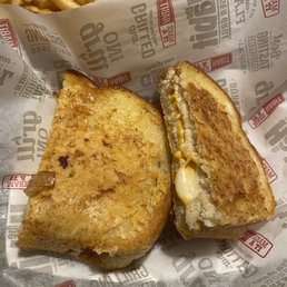 $5 Parmesan grilled cheese sandwich