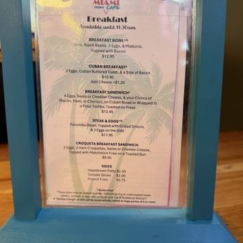 Miami Fusion Cafe - Breakfast special - Cuban Near Me - Lincolnton, North Carolina Miami Fusion Cafe - Breakfast special - Cuban Near Me - Lincolnton, North Carolina