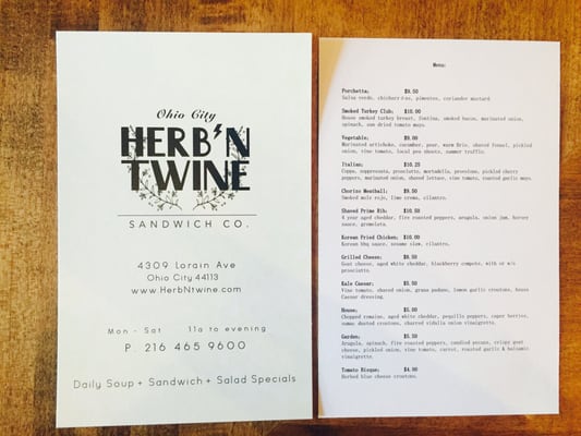 Menu photo 8 Herb 'n Twine Cleveland, OH Menu photo 8 Herb 'n Twine Cleveland, OH