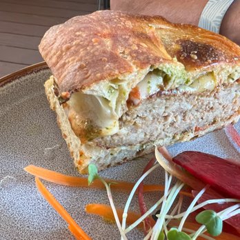 Cipriano's Kitchen - Meatball Focaccia (view 2) - Italian Near Me - Waimea, Hawaii