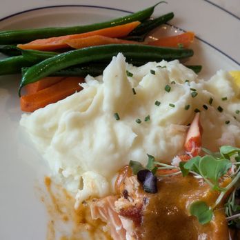 Scott's Seafood - Crab stuffed salmon - Seafood Near Me - Oakland, California Scott's Seafood - Crab stuffed salmon - Seafood Near Me - Oakland, California