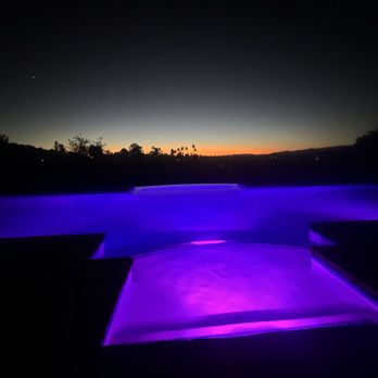 Proscapes by RHC - Pool lit by LED lights at night - Irrigation Near Me - Oceanside, California Proscapes by RHC - Pool lit by LED lights at night - Irrigation Near Me - Oceanside, California