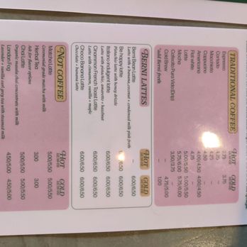 The Berni Bean Coffee - Menu - Coffee & Tea Near Me - Dallas, Texas
