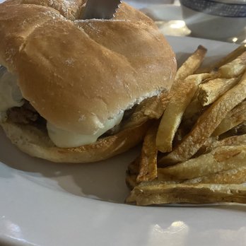 Sportsmans - Sporty burger ( grilled onions & peppers) w cheese ( omitted the sauce) and fries - Dive Bars Near Me - West Hickory, Pennsylvania Sportsmans - Sporty burger ( grilled onions & peppers) w cheese ( omitted the sauce) and fries - Dive Bars Near Me - West Hickory, Pennsylvania