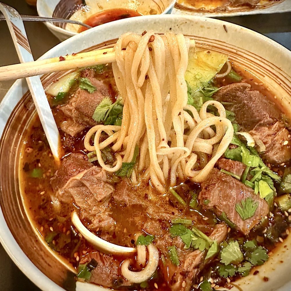 Noodle Master - Original Hand Pulled Noodles in Spicy Beef Brisket Noodle - Noodles Near Me - Las Vegas, Nevada