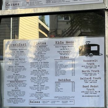 El Camion - Menu - Food Trucks Near Me - Seattle, Washington El Camion - Menu - Food Trucks Near Me - Seattle, Washington