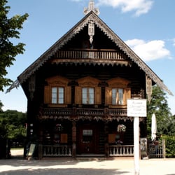 Russische Kolonie Alexandrowka - Haus Nr1, Haus des ehem.Kolonievorstehers, heute Café und Teestube