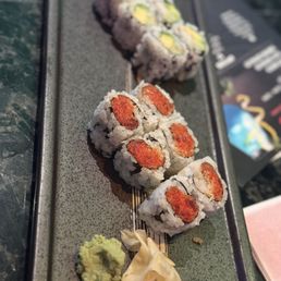 California Roll, and Spicy Tuna