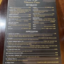 Menu Menu