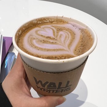 Wall Writers Coffee - Ube latte - Coffee & Tea Near Me - Irvine, California