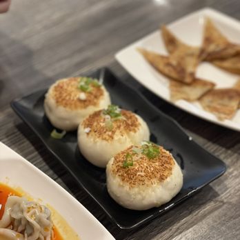 Dumpling House - D3. Pan-Fried Vegetable and Meat Buns - Dim Sum Near Me - San Francisco, California Dumpling House - D3. Pan-Fried Vegetable and Meat Buns - Dim Sum Near Me - San Francisco, California