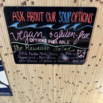 Beach Hut Deli - Soup options 10-20-24 - Delis Near Me - Santa Cruz, California Beach Hut Deli - Soup options 10-20-24 - Delis Near Me - Santa Cruz, California