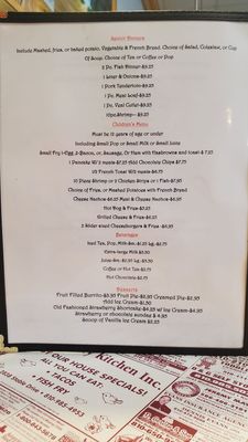 Menu photo 1 Wadhams Country Kitchen St Clair, MI