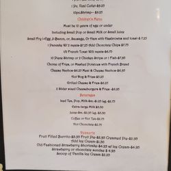 Wadhams Country Kitchen - Menu 09/2025
