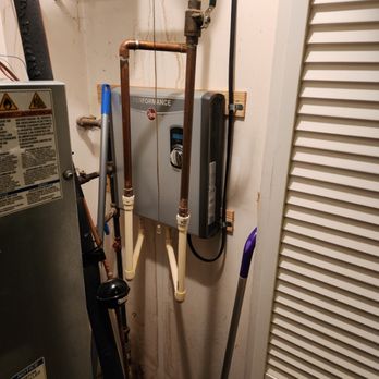 Sunny's Services - Electric tankless water heater installation - Handyman Near Me