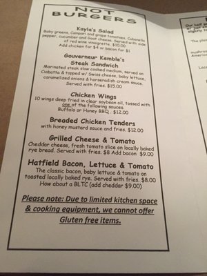 Menu photo 6 Doug's pretty good pub Cold Spring, NY