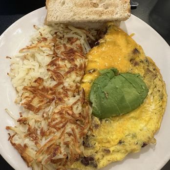 Elios Family Restaurant - ABC Omelette (avocado, bacon, cheese) - American Near Me - San Leandro, California Elios Family Restaurant - ABC Omelette (avocado, bacon, cheese) - American Near Me - San Leandro, California