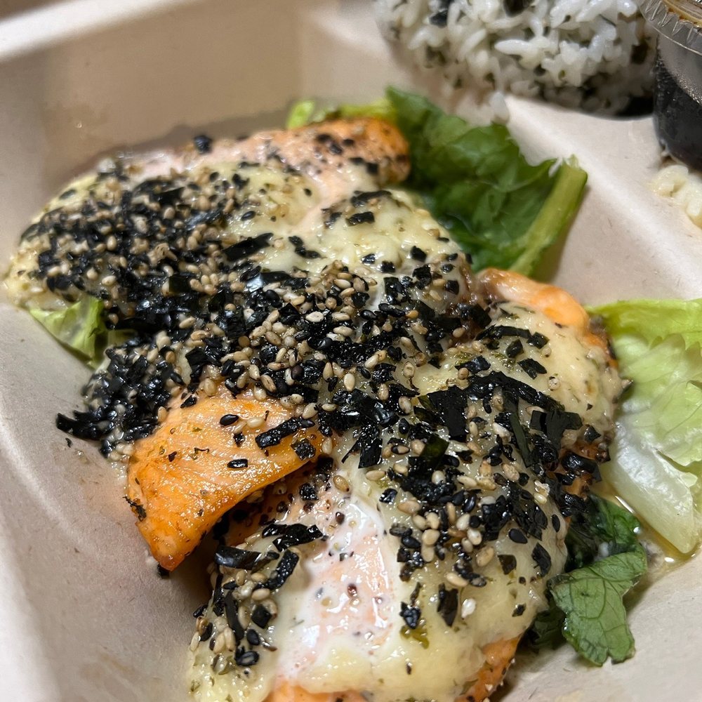 Pioneer Saloon - furikake salmon - Japanese Near Me - Honolulu, Hawaii Pioneer Saloon - furikake salmon - Japanese Near Me - Honolulu, Hawaii