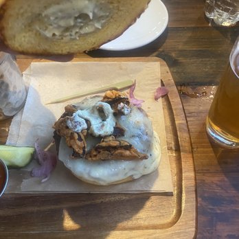 Finney's Crafthouse - Orange - Truffle burger. You have to purchase a side separately. - New American Near Me - Orange, California