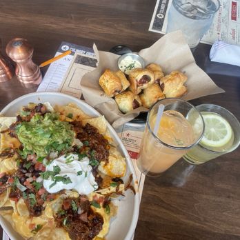 Culinary Dropout - Happy hour BBQ Pork Belly Nachos & Wagyu Pigs in a Blanket - New American Near Me - Denver, Colorado