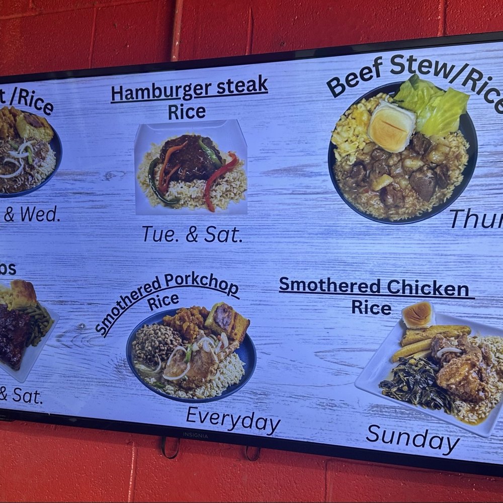 Soul Kitchen - Wall menu of daily specials - Soul Food Near Me - Charlotte, North Carolina Soul Kitchen - Wall menu of daily specials - Soul Food Near Me - Charlotte, North Carolina