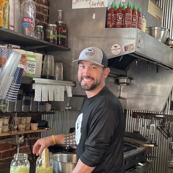 Black Dog - Mr. James the owner. - Sandwiches Near Me - Booneville, Arkansas