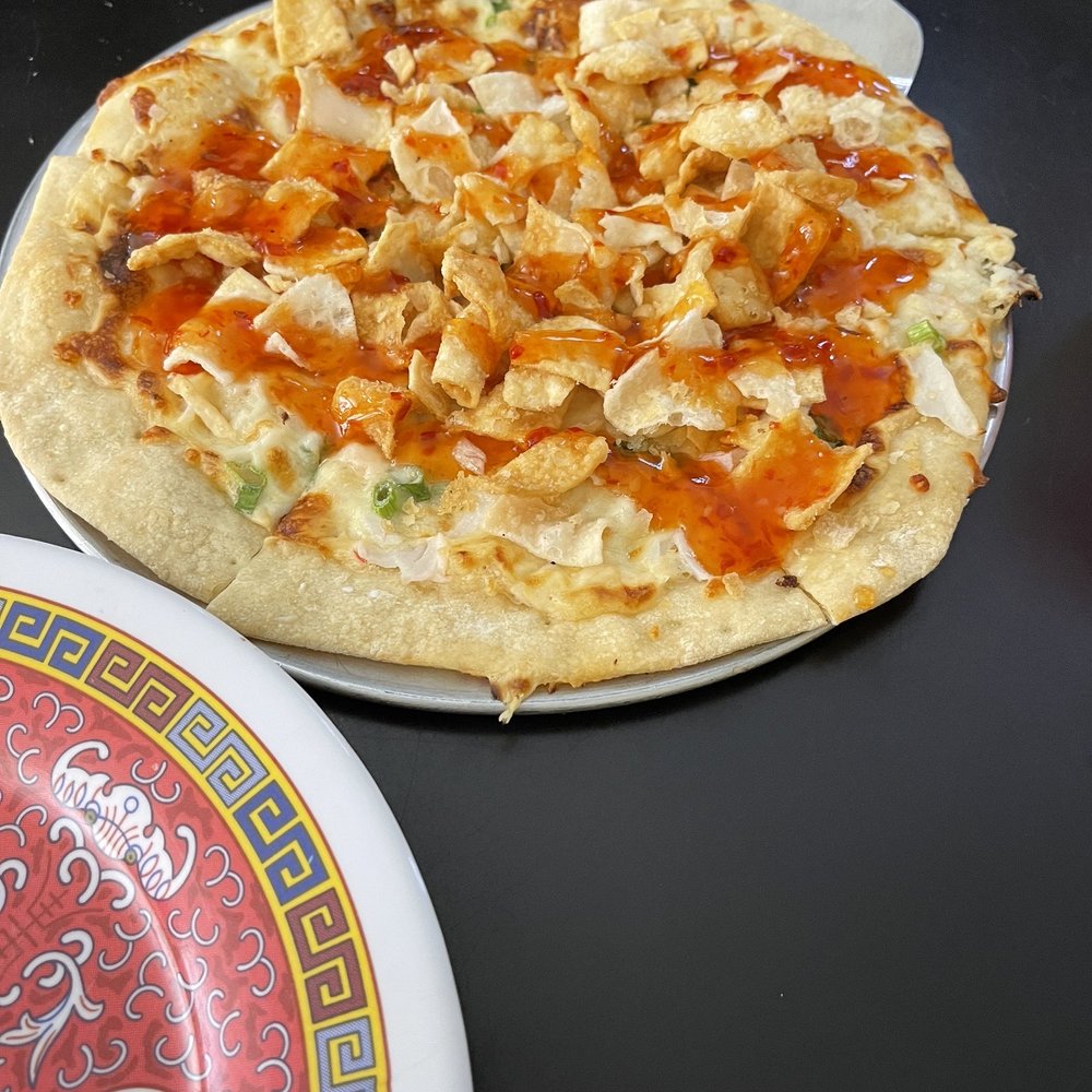 Fong's Pizza - Crab Rangoon pizza - Pizza Near Me - Des Moines, Iowa Fong's Pizza - Crab Rangoon pizza - Pizza Near Me - Des Moines, Iowa