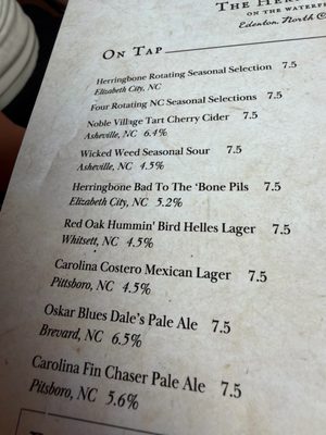 Menu photo 3 The Herringbone On The Waterfront Edenton, NC Menu photo 3 The Herringbone On The Waterfront Edenton, NC