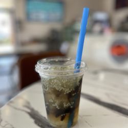 Paris Banh Mi Destin - Artichoke drink.