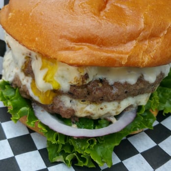 Grinderz - Double cheese burger with fried egg - Burgers Near Me - Huntington Beach, California Grinderz - Double cheese burger with fried egg - Burgers Near Me - Huntington Beach, California