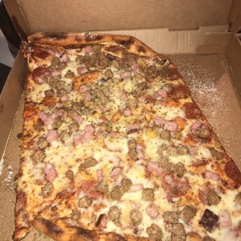 Pizza Mart - Two meats jumbo slices - Pizza Near Me - Washington, DC, District of Columbia Pizza Mart - Two meats jumbo slices - Pizza Near Me - Washington, DC, District of Columbia