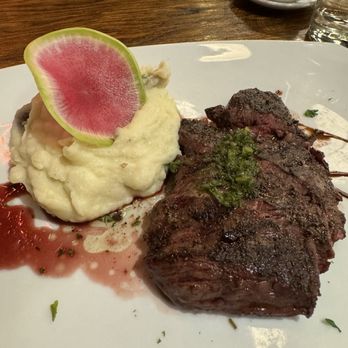 Sal Y Pimienta Kitchen - Skirt steak with potatoes - Latin American Near Me - Houston, Texas